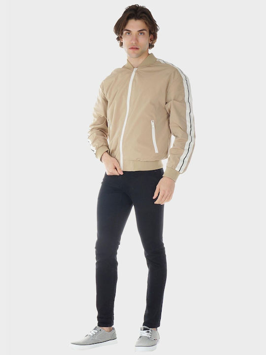 G Secret Herren Jacke Lässig Sand