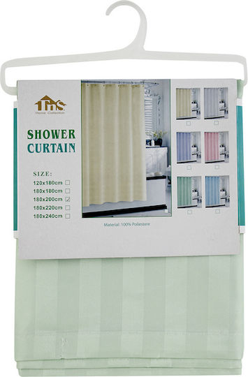 TnS Perdea de Baie 180x200cm Light Green (Culori diverse)