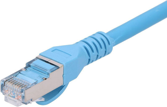 Extralink SF/UTP Cat.6a Ethernet Network Cable 0.5m Blue