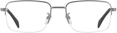 David Beckham Metal Eyeglass Frame Gray DB 1150 KJ1