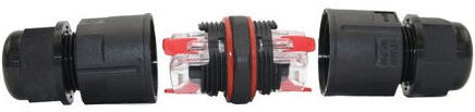 Întrerupător Fis Fus Pin fără buton Splitter 5p 5x16amp Diametru cablu 6mm la 11mm Negru Cromat