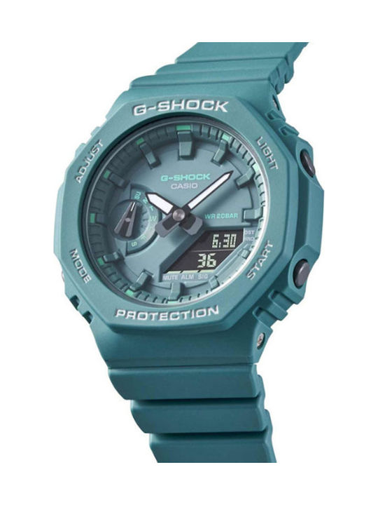 Casio G-shock Men's Watch 26.1mm Chronograph Battery with Blue Rubber Strap