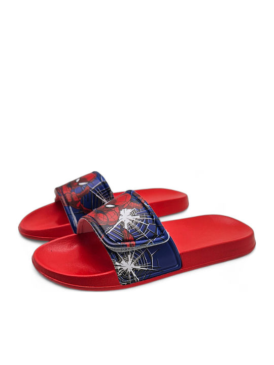 Παιδικές Σαγιονάρες Slides Spider-Man Κόκκινες Spiderman