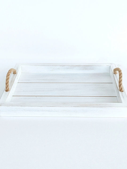 Korres Craft Ξύλινος Δίσκος Σερβιρίσματος 37x27cm