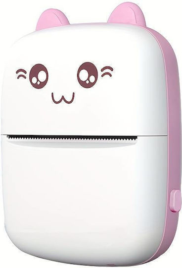 Black and White Thermal Printer White / Pink