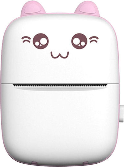 Black and White Thermal Printer White / Pink