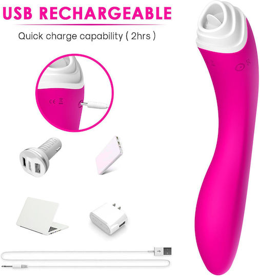 Вибратор на G-точката Клиторният масажор 19cm 9 Modes