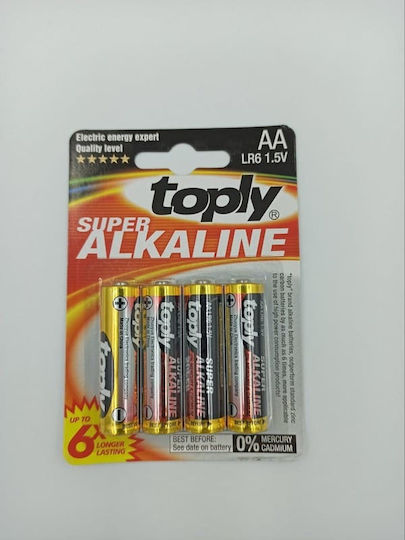 Αλκαλικές Μπαταρίες AA 1.5V 4τμχ