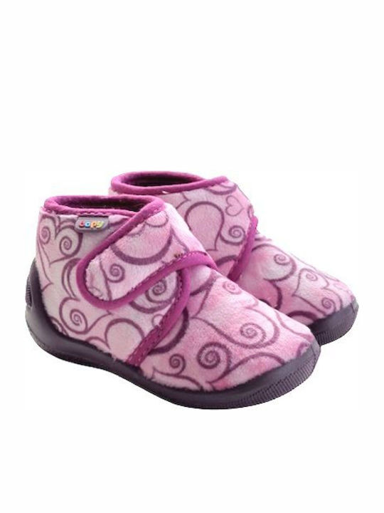 Bopy Anatomic Kids Slippers Boots Pink