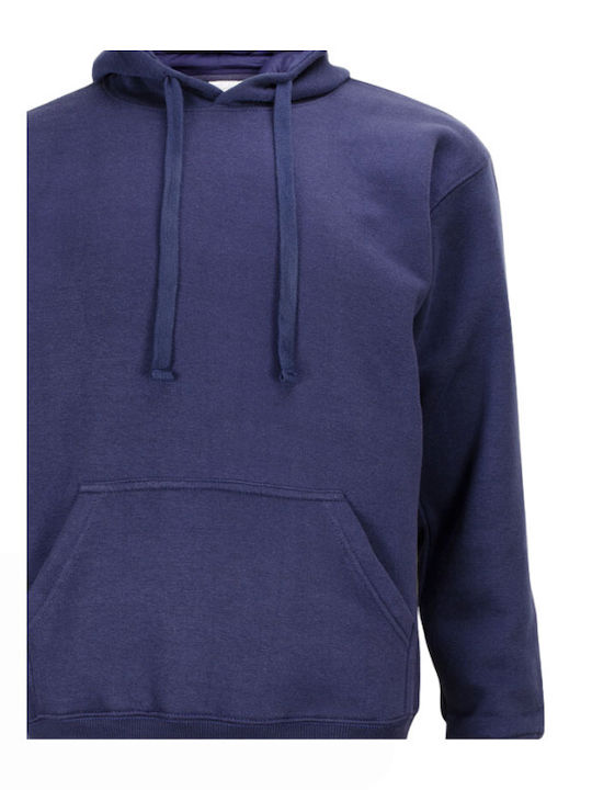 Galaxy Men's Sweatshirt with Hood Blue