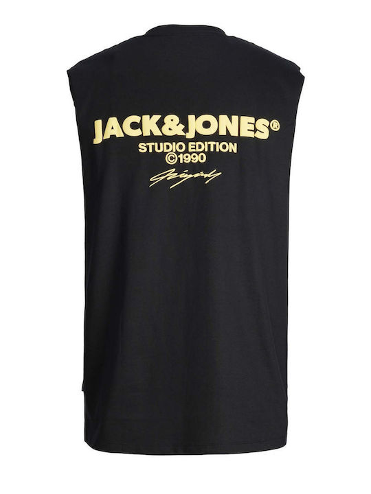 Jack & Jones Ανδρική Μπλούζα Αμάνικη Blk