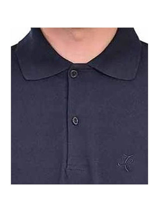 Target Bluza Bărbătească cu Mânecă Scurtă Polo BLUE