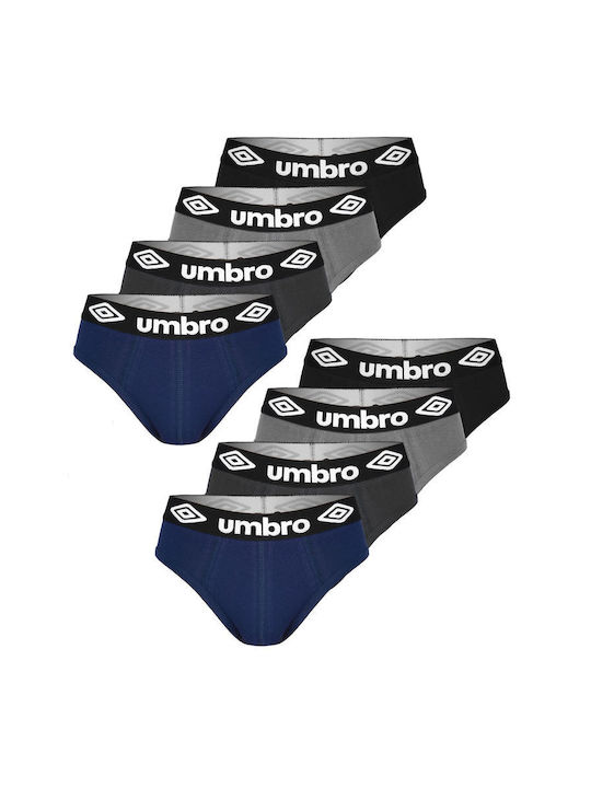 Umbro Men's Briefs 8Pack Multicolour