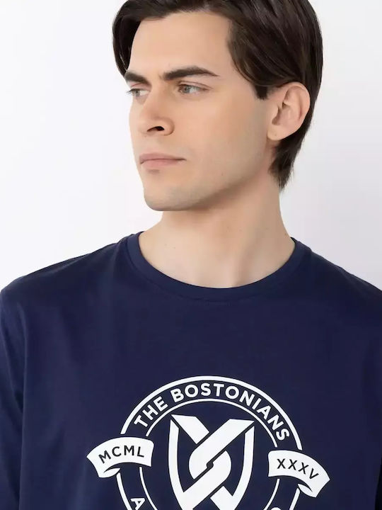 T-shirt Μπλε Σκούρο