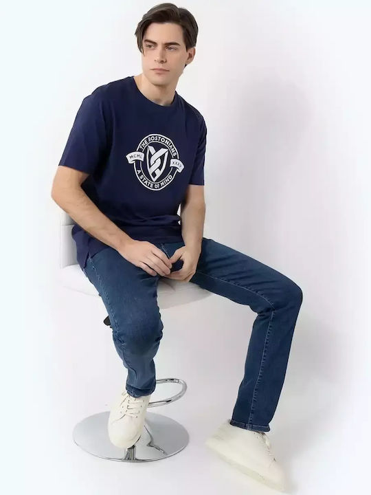 T-shirt Μπλε Σκούρο