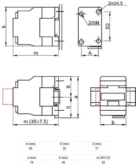 Tracon Electric Buton de comutare 230V 18A