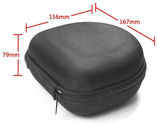Portable Bluetooth Headphone Storage Protection Bag Marshall Mid Anc Size 16.7 X 15.6 X 7.9cm
