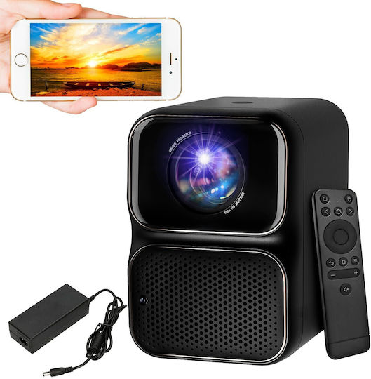 Wanbo TT Mini Projector LCD Full HD Απλής Λάμπας με Wi-Fi και Ενσωματωμένα Ηχεία