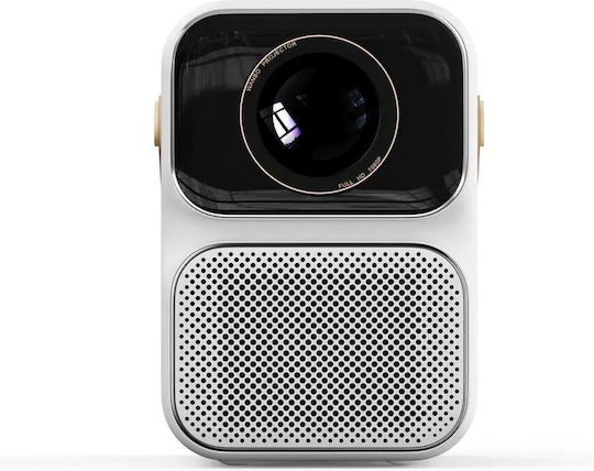 Wanbo T6 Max Portable Mini Projector LCD Full HD LED Lamp with Wi-Fi and Built-in Speakers White