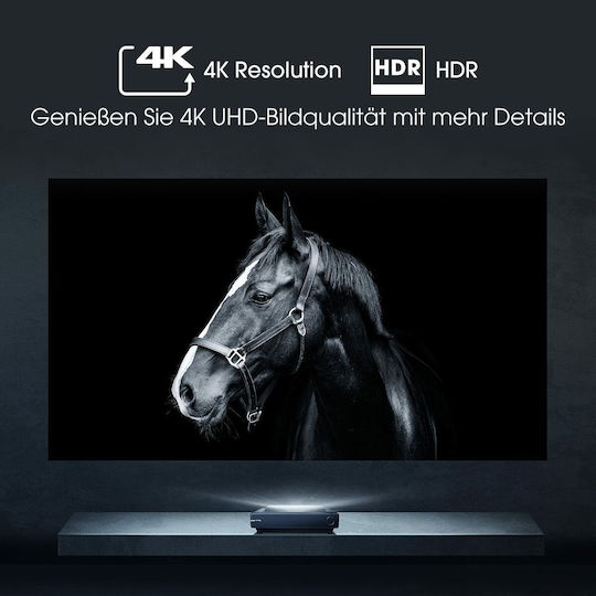 Hisense PX1-PRO 20010958 Projector DLP 4K Ultra HD Laser με Wi-Fi και Ενσωματωμένα Ηχεία