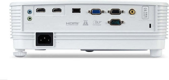 Acer P1357Wi MR.JUP11.001 3D Projektor DLP HD LED-Lampe mit Wi-Fi und Eingebauten Lautsprechern Weiß