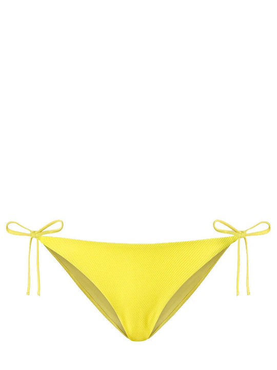 Bikini Slip with Ties Yellow