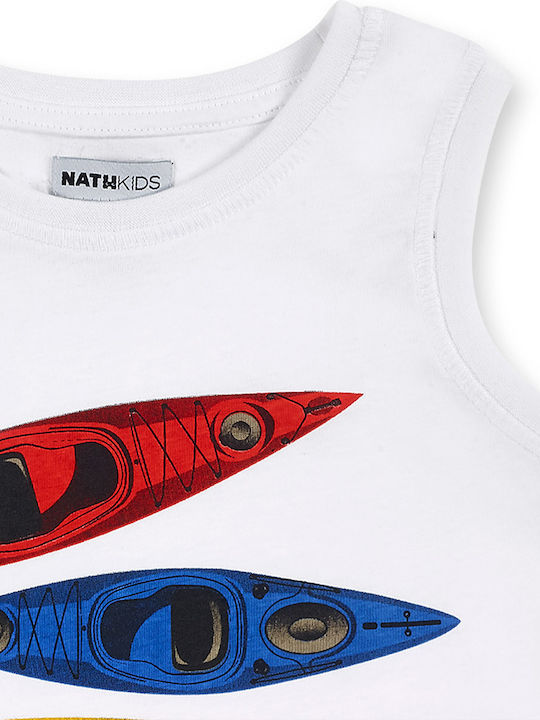 Kids' Shirt Sleeveless White