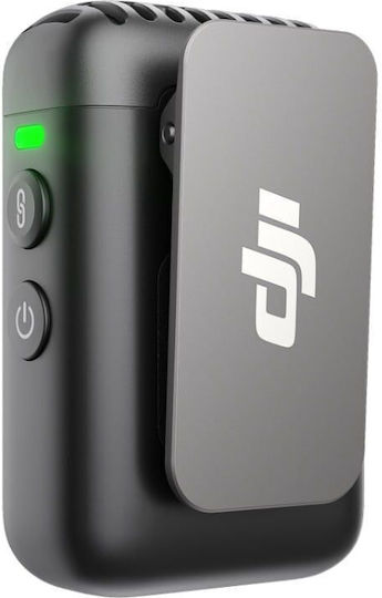 DJI Mic Wireless Microphone Wireless Microphone Πέτου, Clip On for Vocals in Gray Color