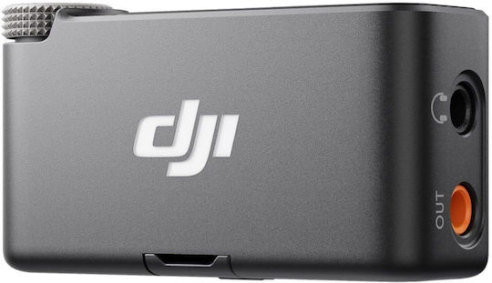 DJI Mic Wireless Microphone Wireless Microphone Πέτου, Clip On for Vocals in Gray Color