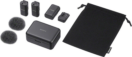 Sony ECM-W3 Σετ Ασύρματο Μικρόφωνο Πέτου, Clip On για Φωνητικά
