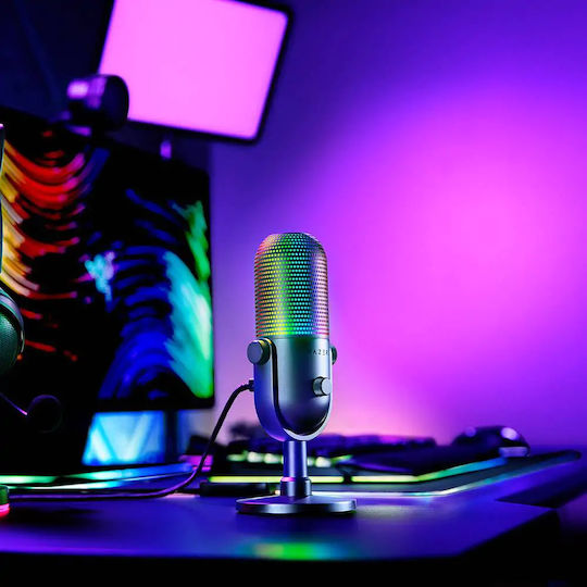 Razer Seiren V3 Chroma Kondensatormikrofon Tischplatte für Gesang
