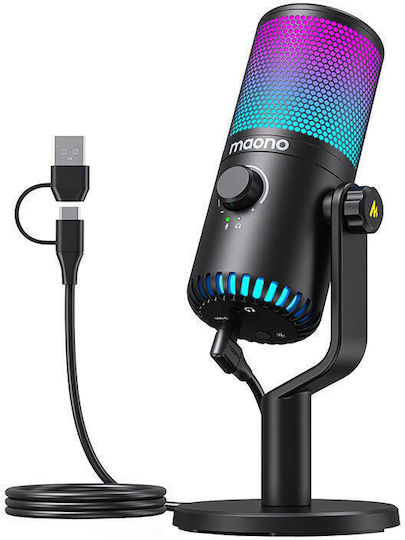 Maono DM30RGB Δυναμικό Mikrofon Tischplatte für Gesang