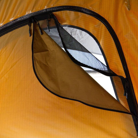 Offlander Triangle Tahat 2.1 Зимна Палатка За Къмпинг За Кола Кафява С Двоен Плат За 2 Човека 210x130x145см
