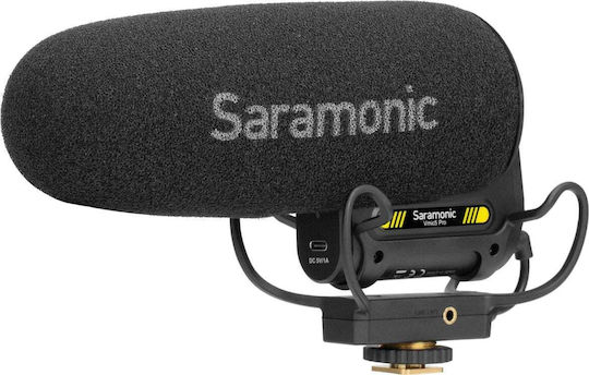 Saramonic VMIC 5 Pro Кондензатор (Малка диафрагма) Микрофон Шоково монтиран за Камера в Черен Цвят