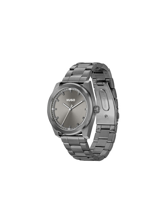 Hugo Boss Watch Battery with Gray Metal Bracelet