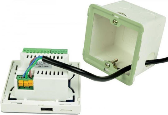 WA-215 Wand Installationslautsprecher 15W mit Bluetooth Stück 5x8x8cm Weiß