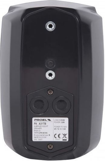 Proel A31T Παθητικά Επιτοίχια Ηχεία 25W (Ζεύγος) 14x12.5x20.9εκ. Μαύρα