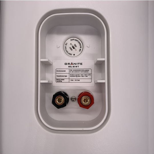 Granite SOL-80 Παθητικό Επιτοίχιο Ηχείο (Τεμάχιο) Λευκό