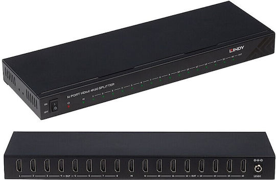 Lindy Port HDMI 4K60 HDMI Splitter 38239