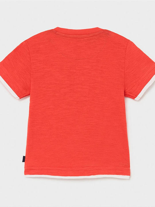 Mayoral Kids Blouse Short Sleeve Coral