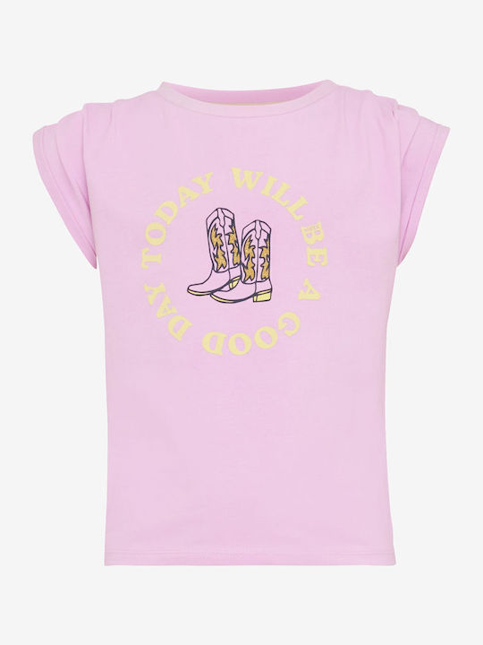 Kids' Shirt Short Sleeve Soft Lilac