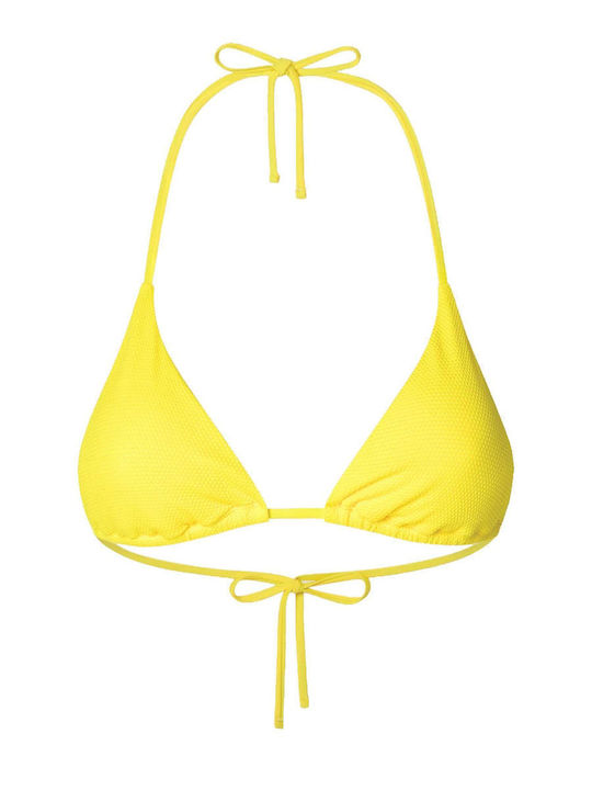 Triangle Bikini Top Yellow