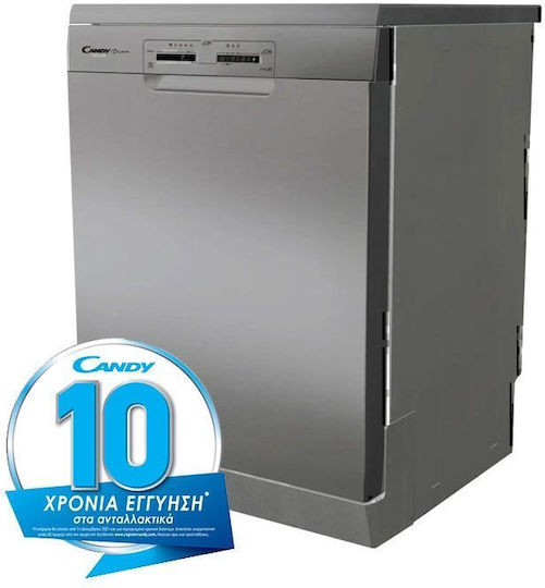 Candy Freestanding Dishwasher with Wi-Fi for 13 Place Settings W60xH84.5cm Inox