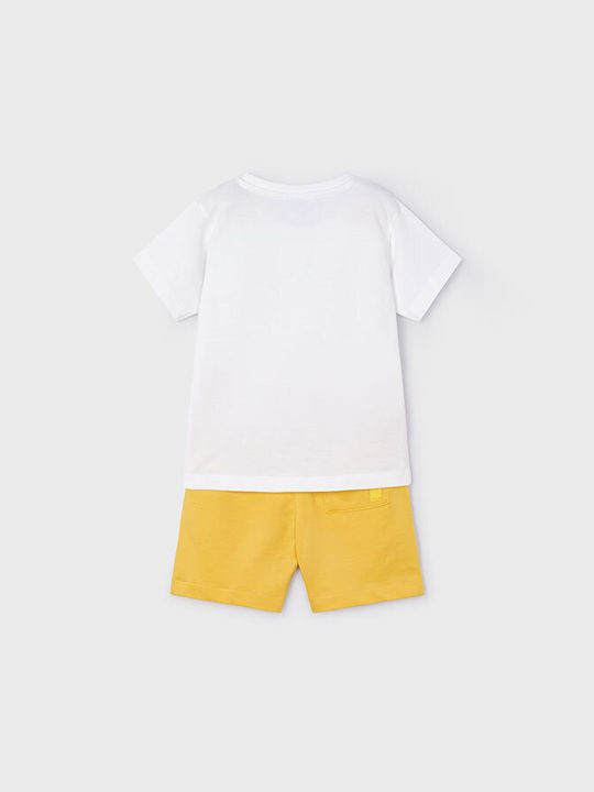 Mayoral Kids Set with Shorts Summer 2pcs yellow