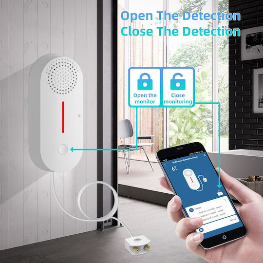 Tuya Wireless Battery Flood Detector Wi-Fi With Cable