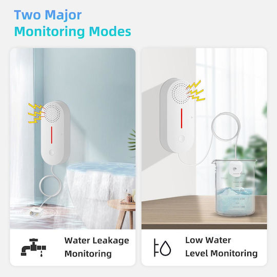 Tuya Wireless Battery Flood Detector Wi-Fi With Cable