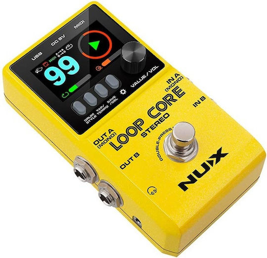 NUX Πετάλι Footswitch Ηλεκτρικής Κιθάρας Loop Core Stereo