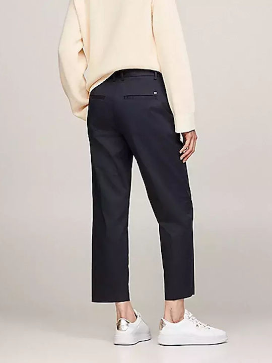 Tommy Hilfiger Damen Chino Hose in Schlanker Passform Desert Sky