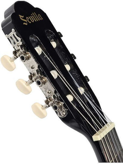Sevilla Κλασική Κιθάρα 3/4 Παιδική CG-20 II Black