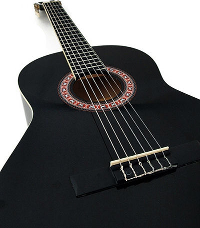 Daniel CG-390 Classical Guitar 4/4 Set Black